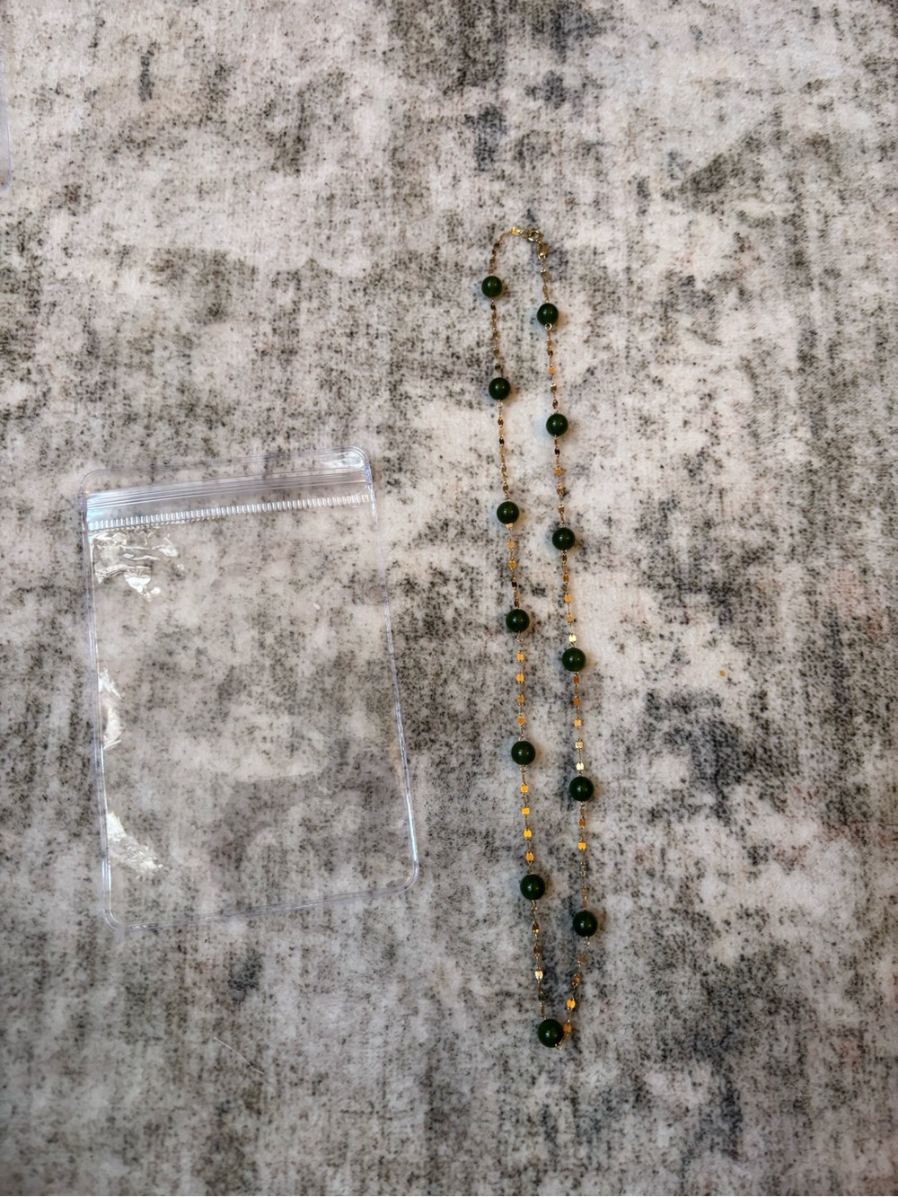 14k real gold and Jade